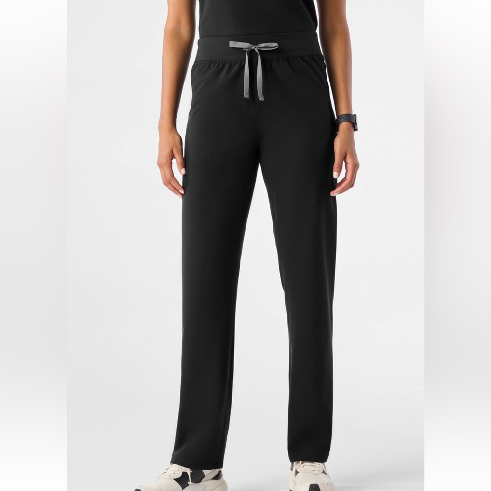 Figs Black Straight Leg Women's Scrub Pants